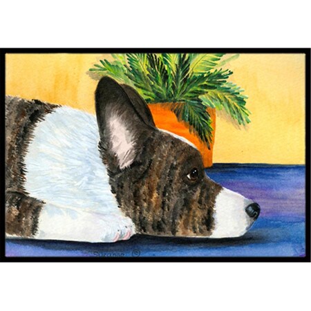 Carolines Treasures 18 x 27 in. Corgi Indoor Outdoor Doormat SS8190MAT